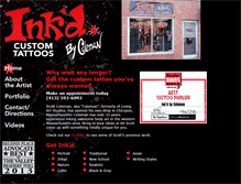 Tablet Screenshot of inkdbycoleman.com